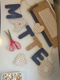 Custom Quilted Name Banner