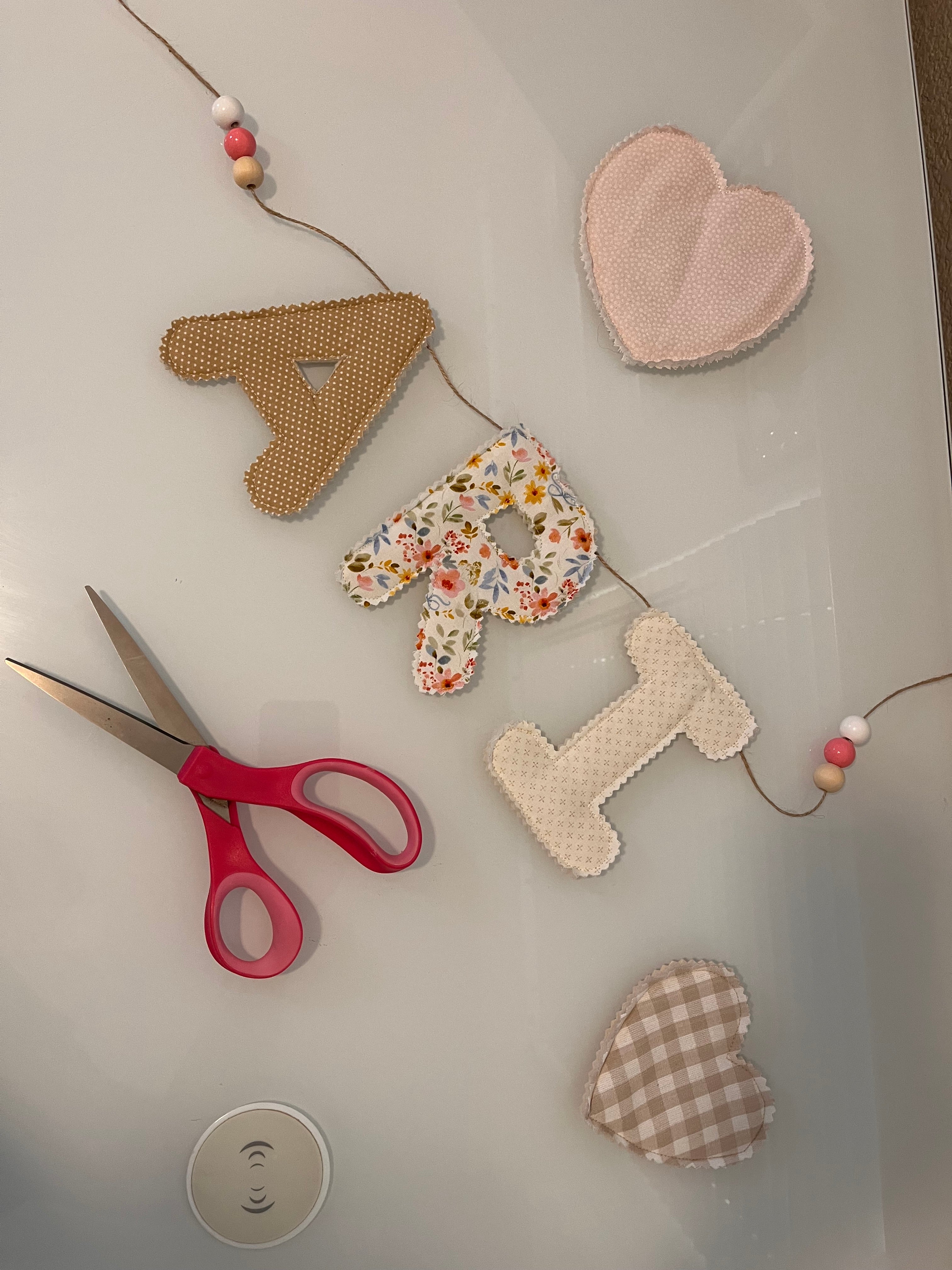Custom Quilted Name Banner